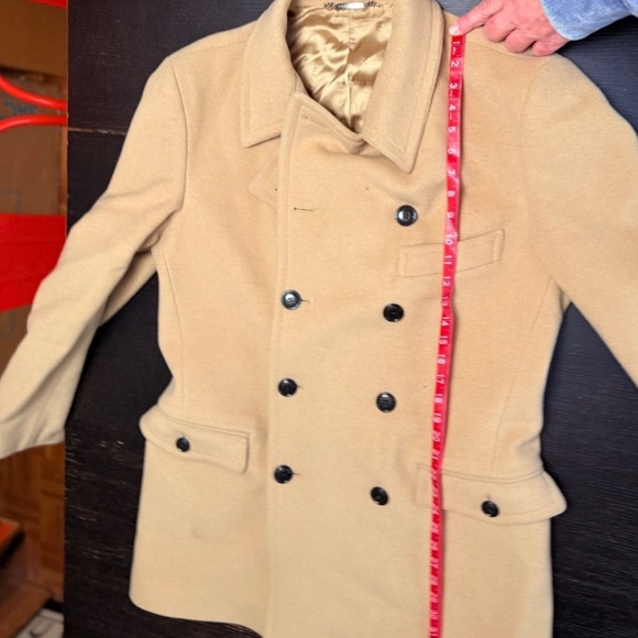 DOLCE & GABBANA Coat Double Breasted Wool Brown - Nice! - Picture 4 of 12
